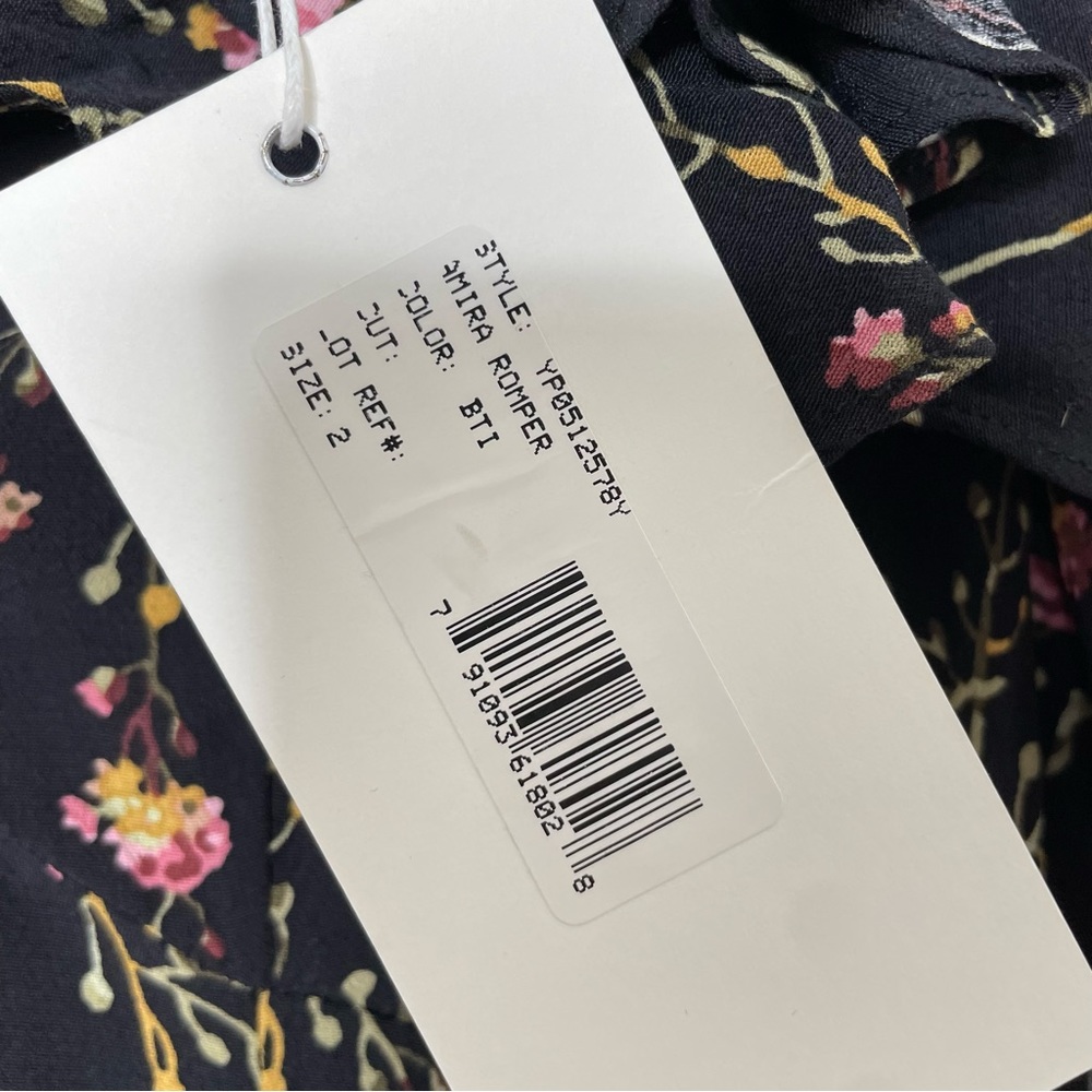 REVOLVE LIKELY • NWT Amira Floral Ruffles Long Sleeve Romper - Picture 4 of 10